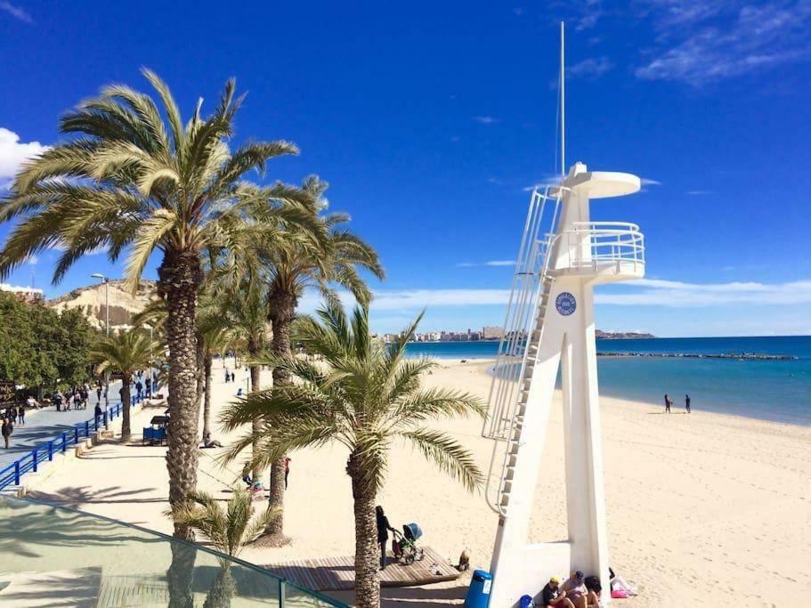 Lovely, New, Bright 3 Mins To Beach Apt 105 Sq Meters Alicante Ngoại thất bức ảnh